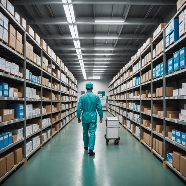 Welche MaÃnahmen kÃ¶nnen die Transparenz in der Lieferkette fÃ¼r medizinische Produkte verbessern?