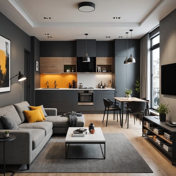 Welche Tipps gibt es, um eine kleine Wohnung stilvoll und funktional zu gestalten?