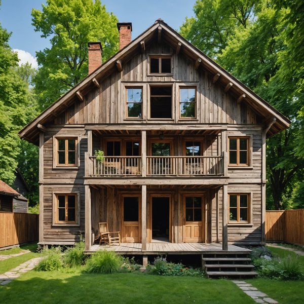 Welche nachhaltigen Materialien eignen sich für die Renovierung eines alten Holzhauses?