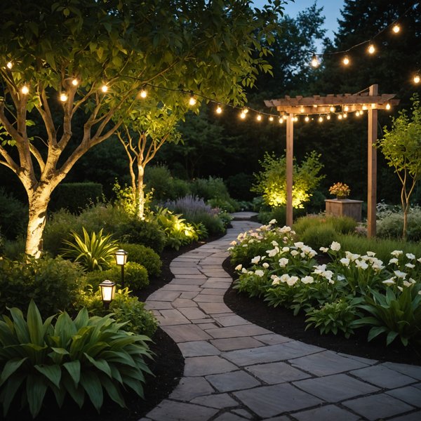 Wie gestaltet man eine nachhaltige und stilvolle Gartenbeleuchtung?