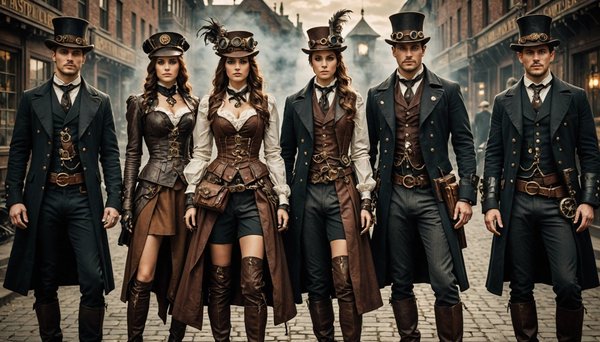 Die vielfalt der steampunk-produkte: kostüme und mehr